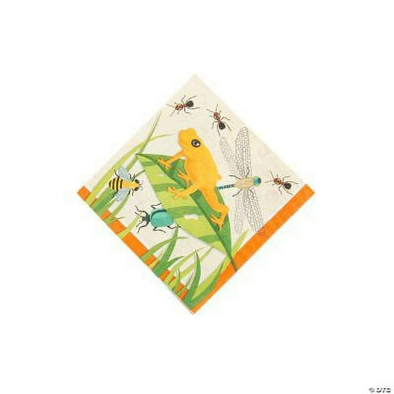 Backyard Adventures Beverage Napkins, Birthday, Party Supplies, 16 Pieces