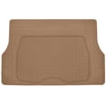 thumbnail image 3 of Motor Trend FlexTough Deep Dish Heavy Duty Rubber Floor Mats & Cargo Liner For Trunk All Weather (Beige) - Complete Coverage Set, 3 of 12