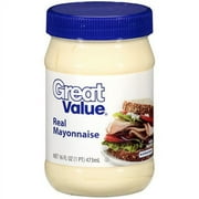 Great Value Real Mayonnaise, 16 oz