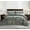 Medium Gray, variant on Chezmoi Collection Lux 2-Piece Pewter Gray Shimmer Velvet Bedding Set Twin Size Lush Plush Velvet Comforter Set With Soft Brushed Microfiber Reverse