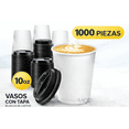 thumbnail image 1 of VASO CARTÓN BLANCO 10 OZ CON TAPA 1000 PIEZAS, 1 of 1