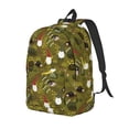 thumbnail image 1 of Fotbe Gnomes Playing in the Garden Mochila de Lona con Estampado, Mochila Duradera, Mochila Versátil de Alta Calidad, Mochila Compacta Vintage-Small, 1 of 5