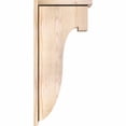 thumbnail image 3 of 7 1/2"W x 14"D x 30"H Del Monte Smooth Corbel w/Backplate, Douglas Fir, 3 of 9