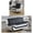 Black&White, variant on Frady Black and White Faux Leather Modern Living Room Sofa and Chair Set