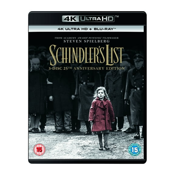 Schindler's List (4K Ultra HD) Caroline Goodall Norbert Weisser Ben Kingsley Jonathan Sagalle