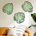 thumbnail image 3 of NOGIS Palm Leaves Wood Wall Decor, 3Pcs Tropical Wall Art Jungle Decor, Wooden Natural Leaves Plant Wall Decor for Home Living Room Kitchen Bedroom Bathroom & Garden (Style B), 3 of 7
