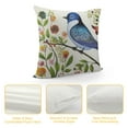 thumbnail image 4 of ARISTURING  Bird Decorative Pillow Covers Spring Style Throw Pillow Cover Cushion Case Outdoor Flower Bird Set for Sofa Bed Couch Car Office, 4 of 5