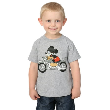 Diamond Mickey Mouse - Mickey Mouse Motorcycle Toddler Boys Tee