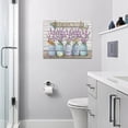 thumbnail image 3 of Purple Lavender Bathroom Decor Wall Art Lavender Flowers Dragonfly Picture Wall Decor It''s Okay Inspirational Quotes Canvas Painting Print Rustic Farmhouse Decor Artwork Framed for Living Room, 3 of 6
