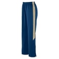 thumbnail image 2 of Augusta Sportswear Womens Drop Ship Medalist Pant Navy/Vegas Gold XX-Large, 2 of 2