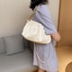 thumbnail image 4 of Sywqhk Bolso De Hombro Plisado Para Mujer Totes De Cadena Bolso De Mensajero En La Nube De Pu (Blanco) Sywqhk Para estrenar, 4 of 6