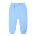 thumbnail image 4 of Coerni Boys Girls Solid Color Fleece Sweatpants Toddler Kids Elastic Waist Jogger Pants Winter Sport Active Trousers, 4 of 4