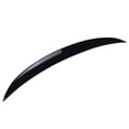 thumbnail image 4 of Ikon Motorsports Trunk Spoiler Compatible with 11-16 BMW 5-Series F10 High Kick Rear Trunk Spoiler Wing Tail Lip Painted #A90 Dark Graphite Metallic, 4 of 5