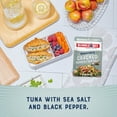 thumbnail image 2 of Bumble Bee Cracked Pepper & Sea Salt Seasoned Light Tuna, Wild Caught, Gluten Free, 15g Protein per Serving, Shelf Stable Pouch, 2.5 oz, 2 of 8
