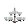 thumbnail image 1 of Whitfield 9-Light Coffee Chandelier, 1 of 1