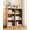 Rustic Oak, variant on IdealHouse 71" Tall 5-Tier Wooden Open Bookshelf, Freestanding Storage Shelf for Bedroom/Living Room/Home Office, Rustic Oak