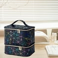 thumbnail image 6 of Gazechimp Double Layer Carrying Bag Container Cosmetic Case Nail Polish Organizer Case Black, 6 of 7