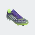 thumbnail image 2 of Tenis de Fútbol Adidas F50 League FG Hombre Morado Neón Profesional para Pasto Natural, 2 of 5
