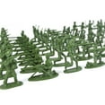 thumbnail image 3 of Model Playset, 56 Pcs, 5cm Army Men Figures, with Blockhouse, Tank, Accessories, 3 of 5