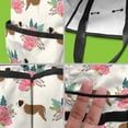thumbnail image 5 of Garden Tool Bag,Saint Bernard Dog Breed and Flower Floral Garden Tool Organizer,Garden Gifts,Waterproof Multi-Pocket Garden Tool Storage 11.8x5.5x11.4 Inch(Tools NOT Included), 5 of 6