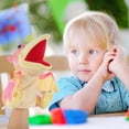 thumbnail image 4 of Funny Dinosaur Head Hand Puppet Figure Toy Pterodactyl Hand Puppet Figure Gloves, 4 of 4