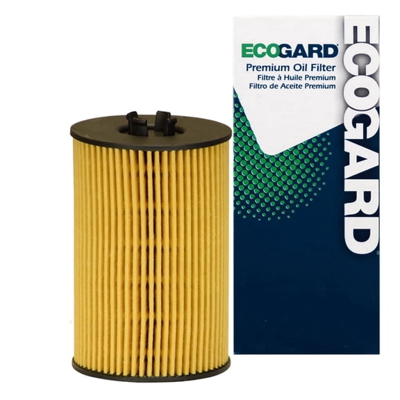 ECOGARD X10435 Cartridge Engine Oil Filter for Conventional Oil - Premium Replacement | Fits 2015 Volkswagen Passat, Jetta, Golf SportWagen, Golf, Beetle 2.0L; 2018-2023 Crafter Van 2.0L