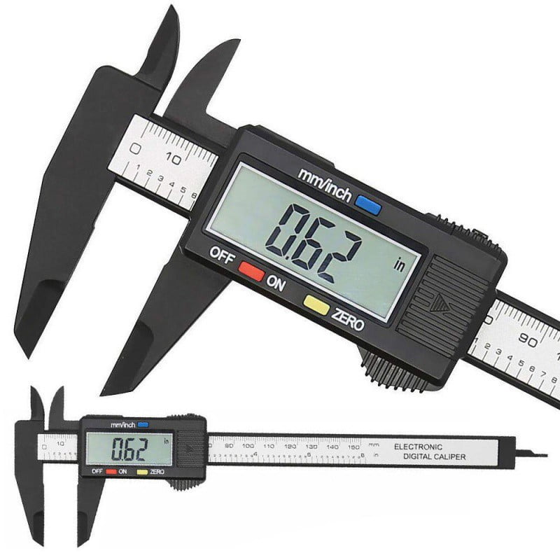AHOME 150mm  Electronic Digital Caliper Carbon Fiber Dial Vernier Caliper Gauge Micrometer Measuring Tool Digital Ruler