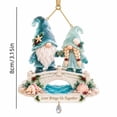 thumbnail image 3 of Clearance! Coastal Couple Gnome Bridge Christmas Ornament, Hanging Christmas Decorations Outdoor Indoor, Nautical Seashell Starfish Xmas Keepsake Gift for Christmas Tree & Wreath Holiday Decor, 3 of 8