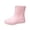 Pink, variant on Short Rain Boots for Women Lightweight Water Shoes Proof Hiking Camping Wading Boots Fashion Rain Boots