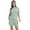 Green, variant on LANBAOSI Womens Pajama Set Ribbed Knit Pjs with Pockets Short Sleepwear Set 2-Piece Summer Soft Pajamas Set, Size M