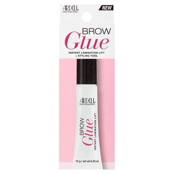 Ardell Clear Brow Lamination Gel with Styling Brush, Water Resistant, 24-Hour Hold, 0.35 oz