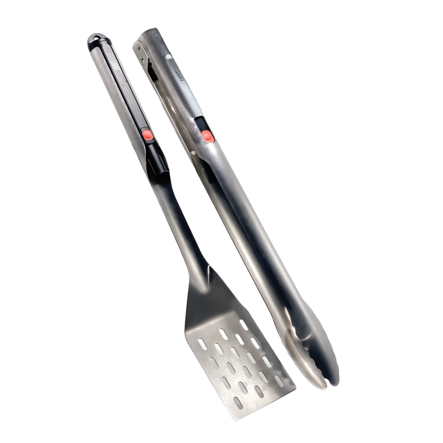 Grillight Stainless Steel LED Grilling Tongs Dishwasher Safe 