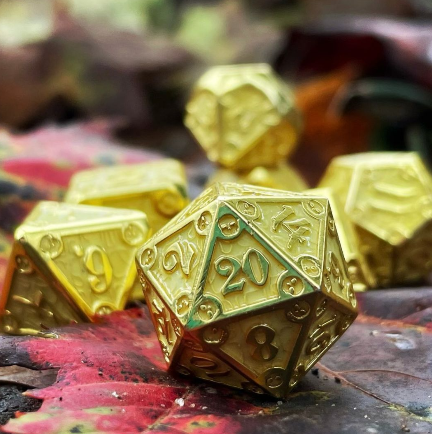 DnD Dice | Dungeon Delve - Enchanted Parchment | Norse Foundry