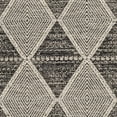 thumbnail image 3 of SAFAVIEH Montauk Caleb Geometric Diamond Cotton Area Rug, Black, 10' x 14', 3 of 7
