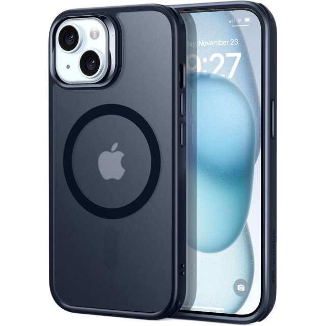 for iPhone 16 Pro Max Case, Compatible with MagSafe, Shockproof Military-Grade Protection, Magnetic Phone Case for iPhone 16 Pro Max, Classic Hybrid Case (HaloLock), Clear