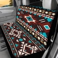 thumbnail image 4 of Pzuqiu Tribal Aztec Car Seat Cover Auto Accessories Interior 4Pcs, Front Seat Protector Auto Seat Rear Split Bench Cover Universal Automotive Interior Protection Accessories, 4 of 7