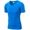 Blue, variant on Men Compression Tops Short Sleeve Sports Fitness Quick Dry V-neck T-Shirt