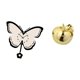 thumbnail image 5 of Reloj de pared de mariposa acrílica, escultura de cerámica, adorno decorativo para oficina, comedor, habitación infantil, porches de granja y, 5 of 8