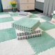 thumbnail image 5 of 10 UDS. Alfombra De Espuma De Rompecabeza De Felpa De 30 Cm/11,8 Pulgadas, Alfombra Suave De Área De AzuleJos De Espuma Eva Para Salón De Dormitorio En Casa, 5 of 7