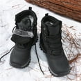 thumbnail image 3 of YOURDIARY Men's Insulated Waterproof Hiking Winter Snow Boots, 3 of 9