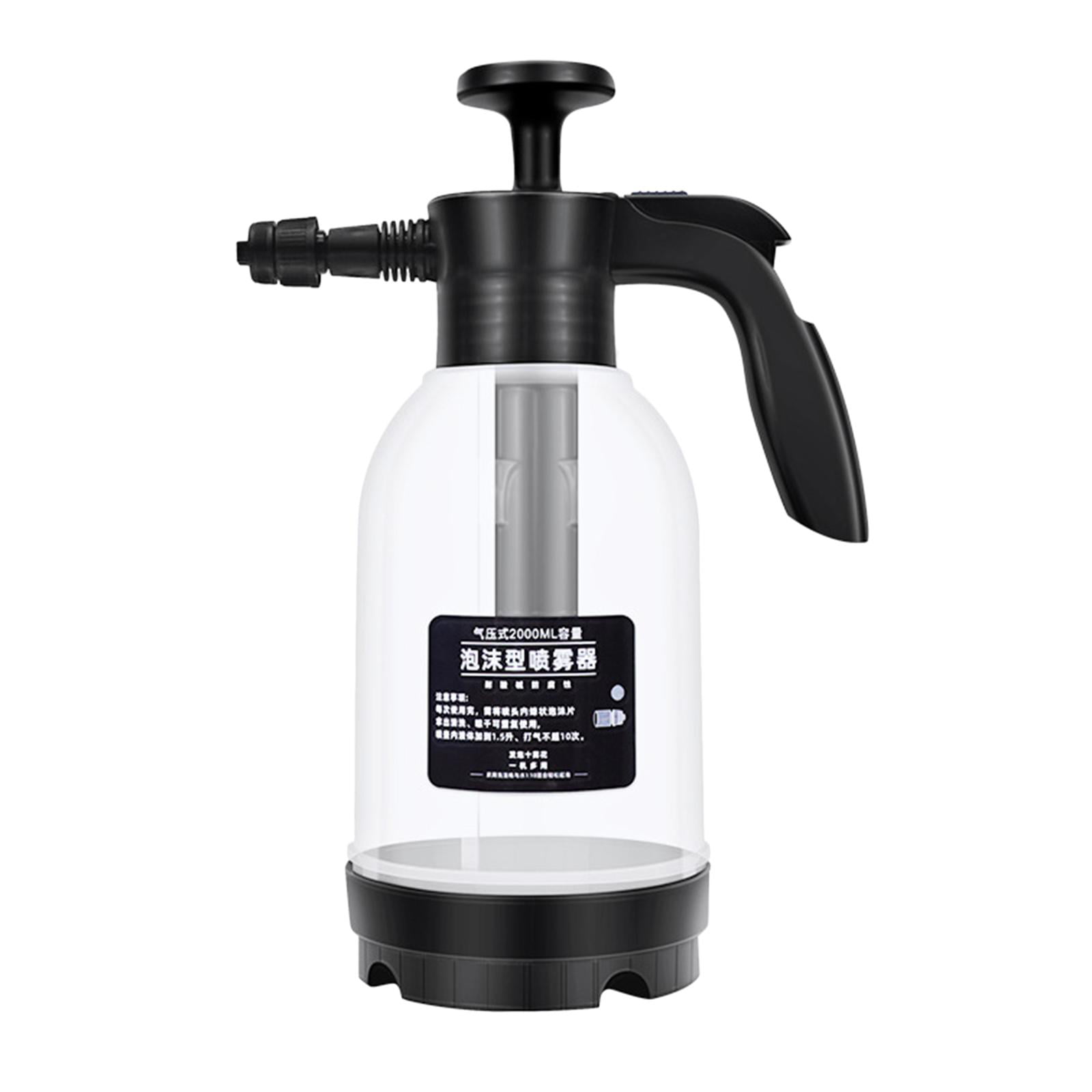 FOSHIO Car Wash Foam Pump Sprayer 0.4 Gallon, Hand Pump Pressure Sprayer  with Trigger Lock Water Sprayer for Car Detailing, Lawn and Garden