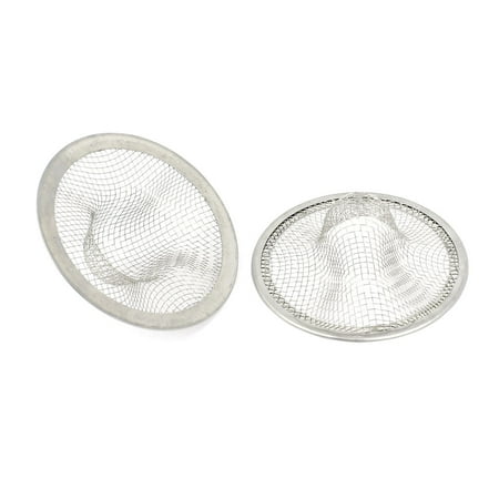 - Unique Bargains2pcs Silver Tone 70mm Dia Mesh Design Tea Infuser Filter Tray Strainer Basket