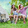 thumbnail image 6 of YAZAOO Camping Chairs Modern Butterfly Lanterns Pattern Folding chair, 6 of 8