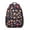 Baseball Gear and, variant on Baseballs Stars Black Pattern Backpack for School, Cute School Bag with Adjustable Shoulder Straps and Padded Back, 15.3"x11"x6.7"