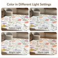 thumbnail image 6 of ODIKA 4'x6' Pastel Floral Elegance in Vintage Garden Washable Area Rug Delicate Botanical Patterns for Timeless Decor Stain Resistant, Low Pile, Easy Care for Dorm Room, Small Living, 6 of 6