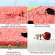 thumbnail image 3 of Elegante alfombra de baño antideslizante de microfibra suave con forma de sandía, alfombra de piso funcional absorbente y de secado rápido para el área de la cocina del baño, diseño lindo, tela, 3 of 5