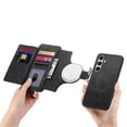 thumbnail image 5 of Funda magnética de cuero con cartera desmontable con cremallera para Samsung Galaxy A35 5G, 5 of 5