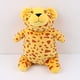 thumbnail image 3 of Peluche de dinosaurio con peso, cojín de dinosaurio con peso, cojín lumbar suave, almohadas lindas (leopardo naranja), 3 of 5