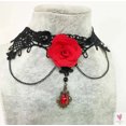 thumbnail image 5 of Lace Choker Necklaces - Gland De Tatouage Choker, Collier Noir Dentelle Choker, Collier Vintage Femmes Bijoux De Marriage, 5 of 34