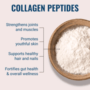 Live Conscious Collagen Peptides Powder, Unflavored, Grass-Fed Types I & III, Skin, Hair, Nails & Joint Support, 30 Servings
